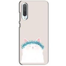Чехол на тематику: Коты для Xiaomi CC9 – Белый котик