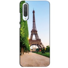 Чехол Эйфелева Башня для Xiaomi CC9 - (AlphaPrint) (Дорога в Париж)