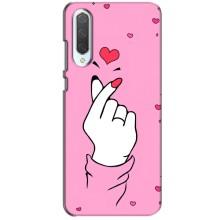 Чохол з принтом для Xiaomi CC9 (AlphaPrint - Знак сердечка)