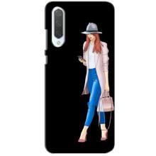 Чехол с картинкой Модные Девчонки Xiaomi CC9 – Девушка со смартфоном