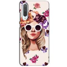 Чехол с картинкой Модные Девчонки Xiaomi CC9 – Девушка в очках