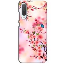 Чохол з картинкою Сакури на Xiaomi CC9 – Метелики на сакурі