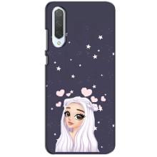 Чохол Стильні дівчата на Xiaomi CC9 – Дівчина та серця