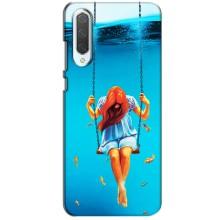 Чохол Стильні дівчата на Xiaomi CC9 – Дівчина на гойдалці
