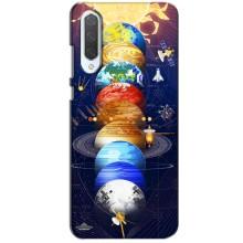 Чехол (ТПУ) с планетами на Xiaomi CC9 – Арт планети