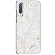 Мраморный чехол на Xiaomi CC9 (VPrint) (Белый мрамор)