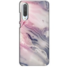 Мраморный чехол на Xiaomi CC9 (VPrint) (Пурпурный Мрамор)