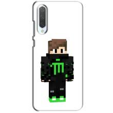 Чохли для Xiaomi CC9 (Персонажі МайнКрафт) – Зелений хлопчик