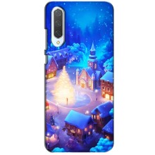 Рождественские Чехлы для Xiaomi CC9 (VPrint) (Рождественский город)