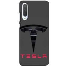Силиконовый бампер с картинкой машины на Xiaomi CC9 – Logo TESLA