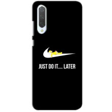 Силиконовый Чехол на Xiaomi CC9 с картинкой Nike – Later