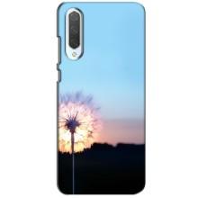 Силиконовый Чехол с одуванчиками на Xiaomi CC9 – Закат с одуванчиком