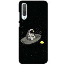 Силиконовый Чехол с принтом "Космонавты" на Xiaomi CC9 – Космонавт на рыбалке