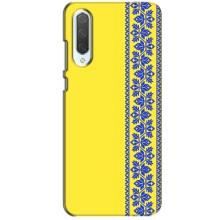 Силиконовый Чехол на Xiaomi CC9 – Вышиванка на желтом