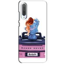 Силиконовый Чехол на Xiaomi CC9 с картинкой Стильных Девушек – Девушка на машине