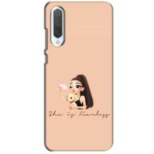 Силиконовый Чехол на Xiaomi CC9 с картинкой Стильных Девушек – С собакой