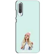 Силиконовый Чехол на Xiaomi CC9 с картинкой Стильных Девушек – В шапке