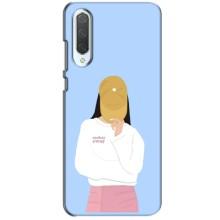 Силиконовый Чехол на Xiaomi CC9 с картинкой Стильных Девушек – Желтая кепка