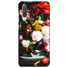 Брендновые Чехлы для Xiaomi Mi CC9e - (PREMIUMPrint) (Nike цветы)