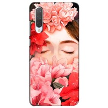 Чехлы (ART) Цветы на Xiaomi Mi CC9e (VPrint) (Глаза в цветах)