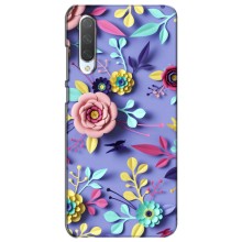 Чехлы с Цветами для Xiaomi Mi CC9e (VPrint) (Цветочный дизайн)