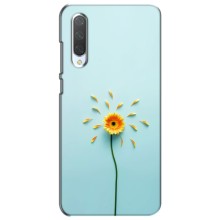 Чехлы с Цветами для Xiaomi Mi CC9e (VPrint) (Желтый цветок)