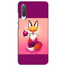 Чехлы с картинкой Лисички для Xiaomi Mi CC9e (VPrint) (Лисичка с розочкой)