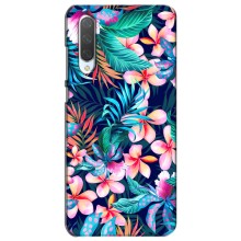 Чехол для Сяоми Ми CC9e - с принтом (Дизайнерские) (AlphaPrint) (Красочные цветы)