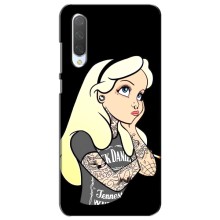 Чехол с печатью для Xiaomi Mi CC9e - (Мода) (AlphaPrint) (Девочка в тату)