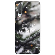 Новогодние, Праздничные Чехлы для Xiaomi Mi CC9e - 2024 год (Hello winter)