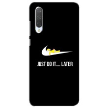 Силиконовый Чехол на Xiaomi Mi CC9e с картинкой Nike – Later