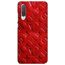 Текстурный Чехол Louis Vuitton для Сяоми Ми СС9е (Красный ЛВ)