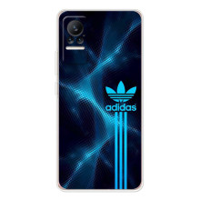 Чехлы Адидас для Xiaomi Civi 1S (AlphaPrint) (Синий Адидас)