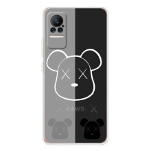 Чехлы для Xiaomi Civi 1S - Bearbrick Louis Vuitton (PREMIUMPrint) (БеарБрик глаза)