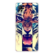 Чехлы с изображением разных животных для Xiaomi Civi 1S (Яркий Тигр)