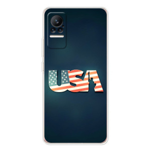 Чехол Флаг USA для Xiaomi Civi 1S – USA