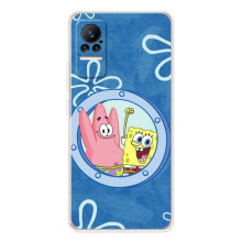 Чехол Губка Боб для Сиви 1С (В иллюминаторе)