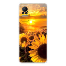 Чохол з Квітами для Xiaomi Civi 1S (поле соняшників)