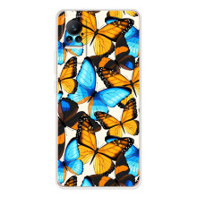 Чехол с принтом для Сиви 1С - (Прикольные) (AlphaPrint) – Яркие бабочки