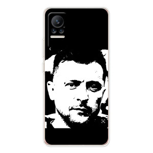 Чехол для Xiaomi Civi 1S (AlphaPrint - с принтом Зеленского)