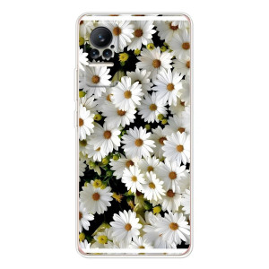 Чехол с ромашками на Xiaomi Civi 1S – Рамка в ромашках