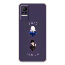 Чехлы Венсдей на Xiaomi Civi 1S Уэнсдей (AlphaPrint) (Уэнздей и подруга)