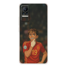 Чехол с футболистом Ламин Ямаль Xiaomi Civi 1S (Ямаль аниме)
