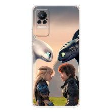 Чехол как приручить дракона на Xiaomi Civi 1S (Гикавка и Астрид)