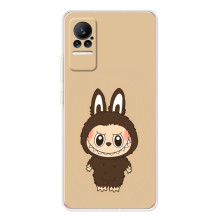 Чехол с Лабубу на Xiaomi Civi 1S (Коричневый Лабубу)