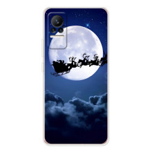 Новорічні Чохли для Сіві 1С (VPrint) (Санта - місяць)