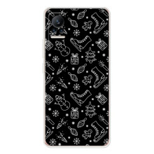 Новорічні, Святкові Чохли для Xiaomi Civi 1S - 2024 год (Новорічний фон)