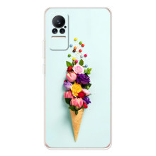 Чохли з тематикою "КВІТИ" на Xiaomi Civi 1S (Квітка-морозиво)