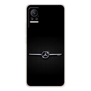 Силиконовый бампер с картинкой машины на Xiaomi Civi 1S (Mercedes)