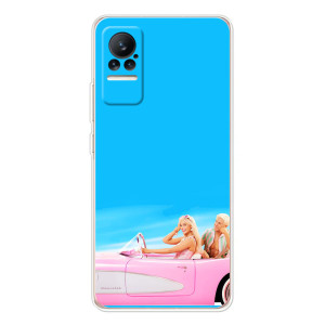 Силиконовый Чехол Барби Фильм на Xiaomi Civi 1S (Барби и Кен)